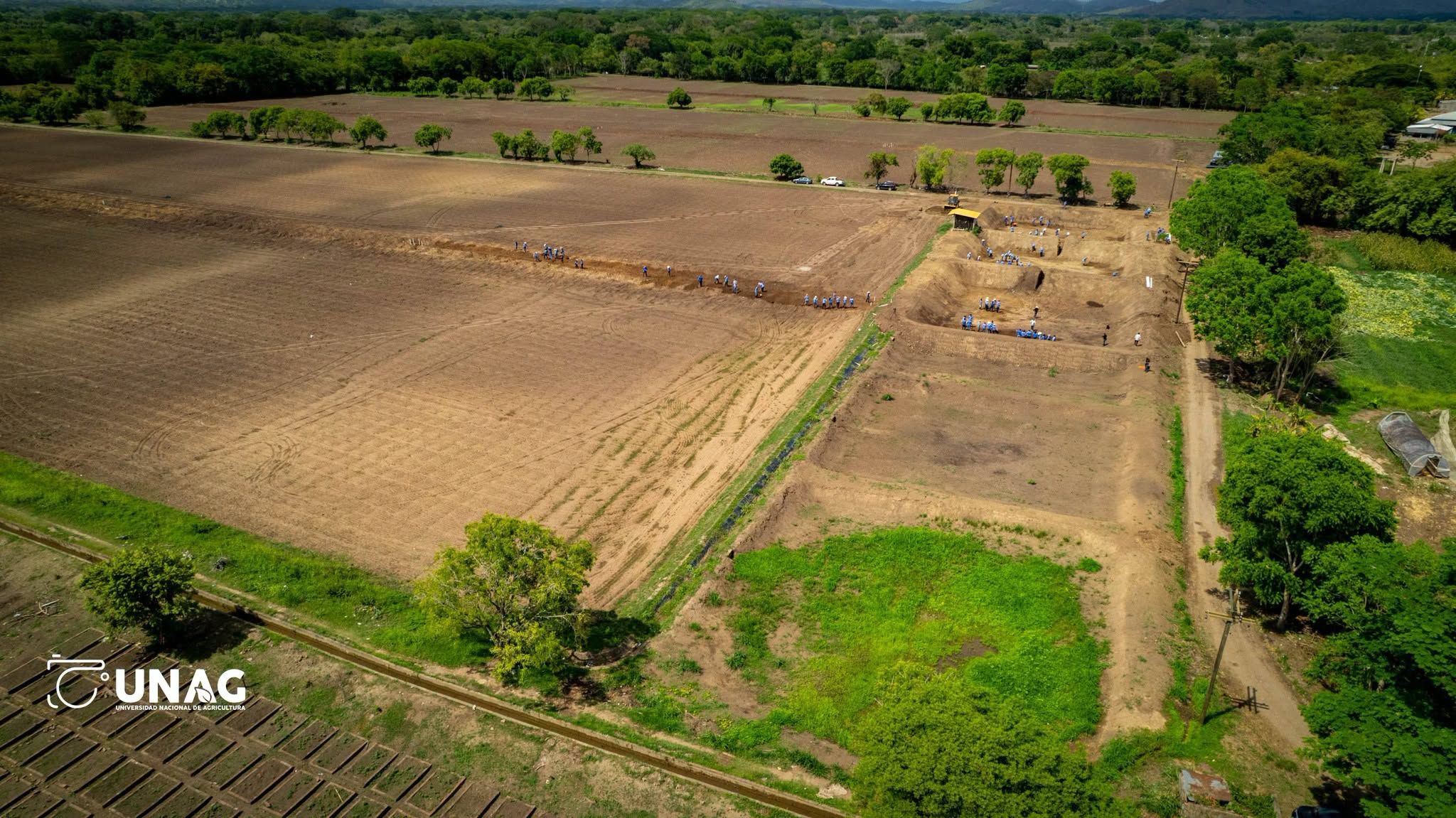 UNAG invierte en infraestructura moderna de riego para impulsar la investigación agrícola en Catacamas