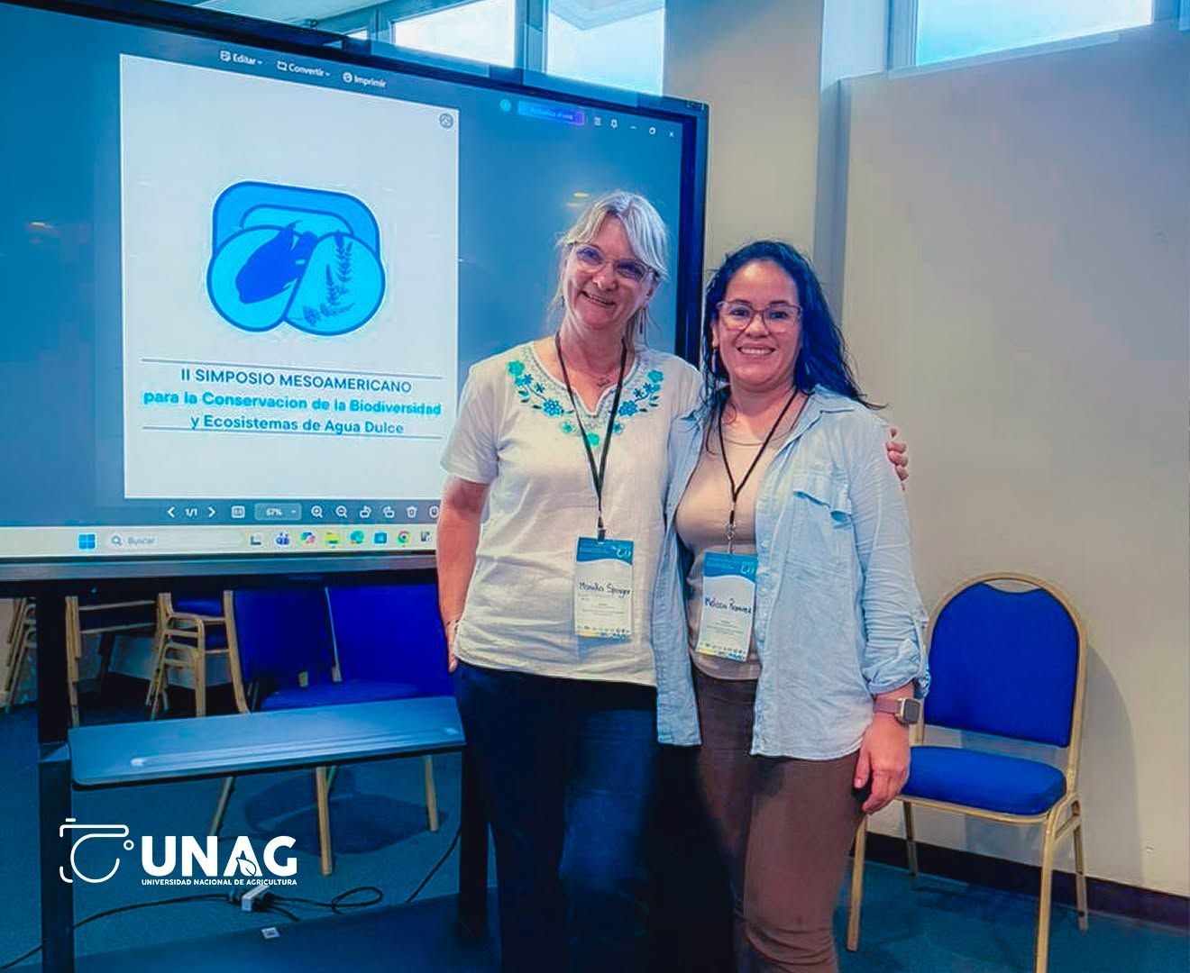 Maestrante de la UNAG presenta investigación sobre calidad del agua en Simposio Mesoamericano